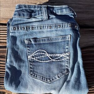 Cowgirl Tuff “Truly Tuff” 28x35 bootcut jeans.